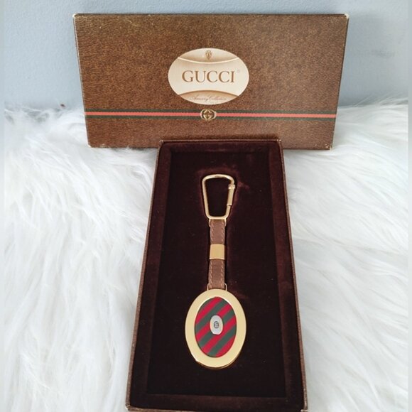 Gucci vintage keychain w/box EUC - Picture 1 of 8